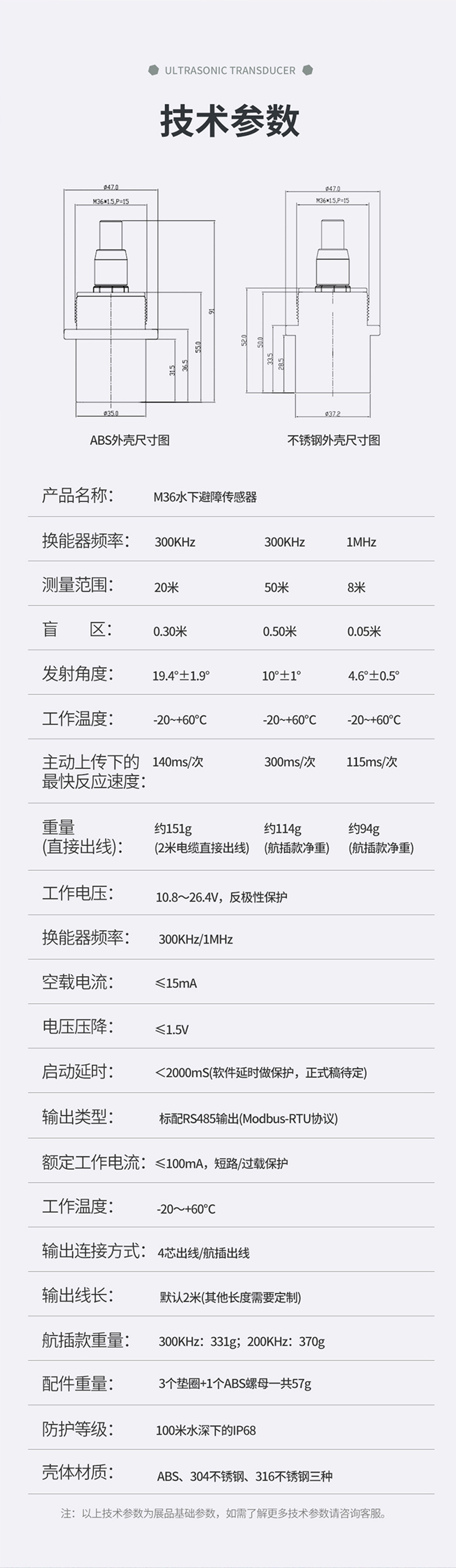 M36水下避障傳感器（plus款，304外殼，帶航空插頭）.716詳情頁_04.jpg